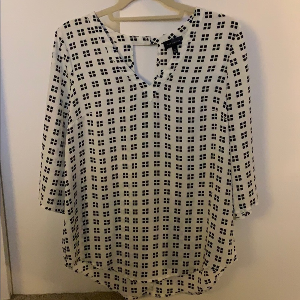 The Limited V-Neck 3/4 Sleeve Blouse